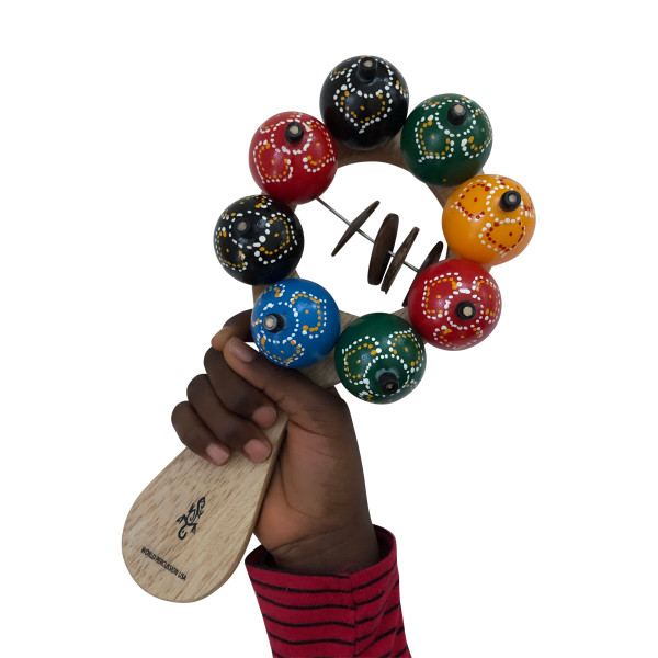 Hand-painted Slider 8-Ball Rattle